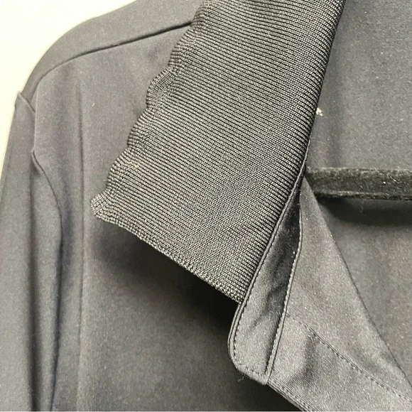 Tuckernuck Tnuck Sport Long Sleeve Caroline Polo Shirt in Black Size XL - Picture 3 of 9